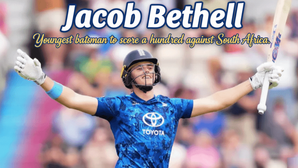 Jacob Bethell Creates History With Maiden Century Against South Africa